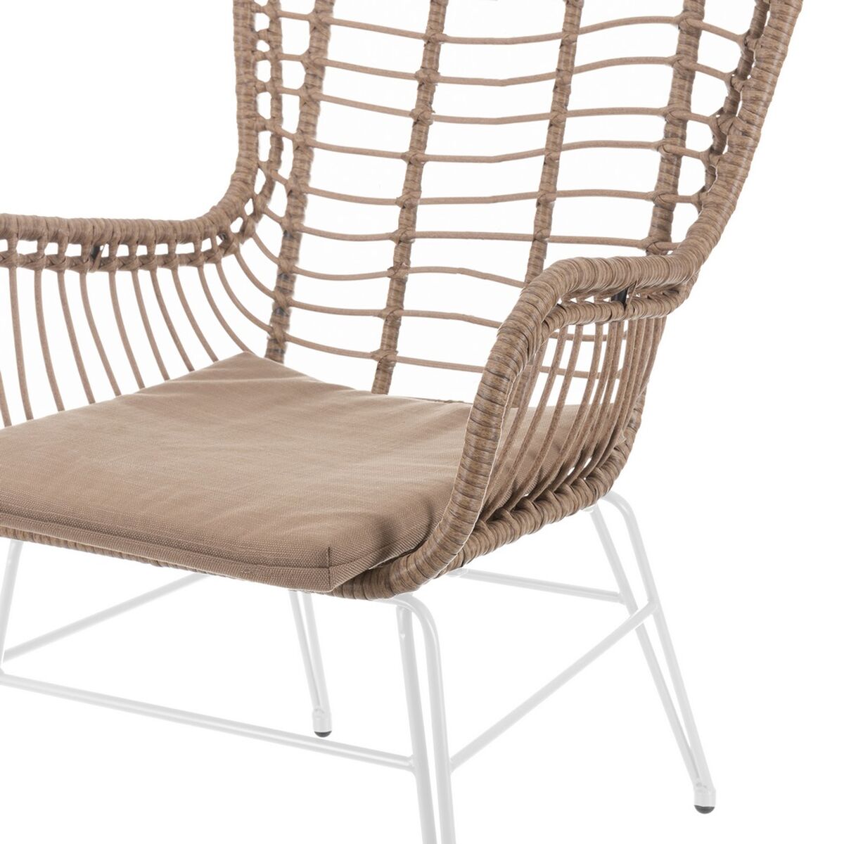 Trädgårdssoffa Ariki 63 x 67 x 97 cm Stål Vit